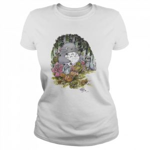 Playing In The Forest Totoro Studio Ghibli  Classic Women's T-shirt