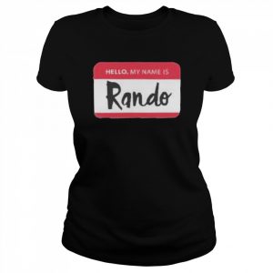 Popcorned Planet Merch Popcorned Planet Hello My Name Is Rando T-Shirt Classic Women's T-shirt