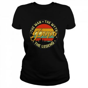 Pops The Man The Myth The Legend Vintage Shirt Classic Women's T-shirt