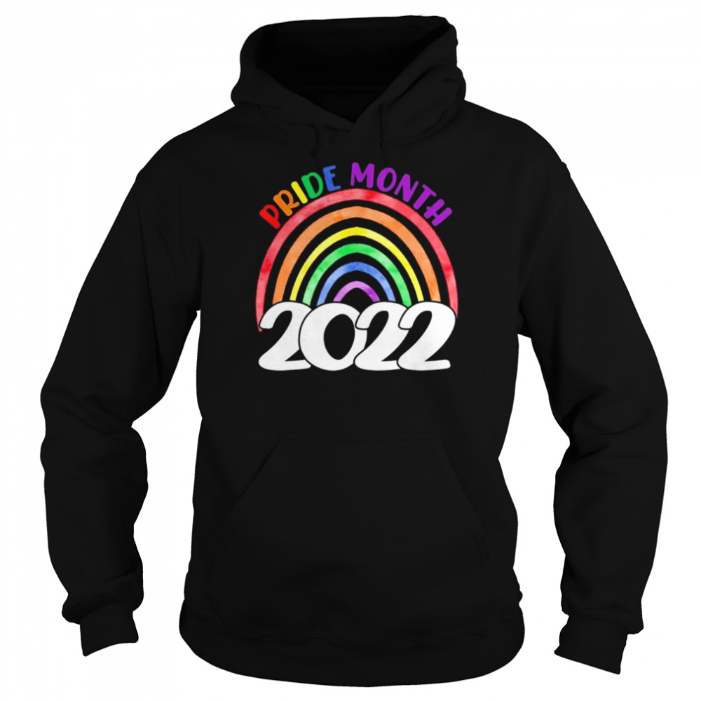 Pride Month 2022 LGBT-Q Rainbow Flag Gay Pride T-Shirt Unisex Hoodie