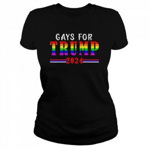 Pride Month Gays For Trump 2024 Election Vote Pround LGBTQ T-Shirt Classic Women's T-shirt