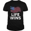 Pro life mouvement right to life usa flag 4th of july  Classic Men's T-shirt