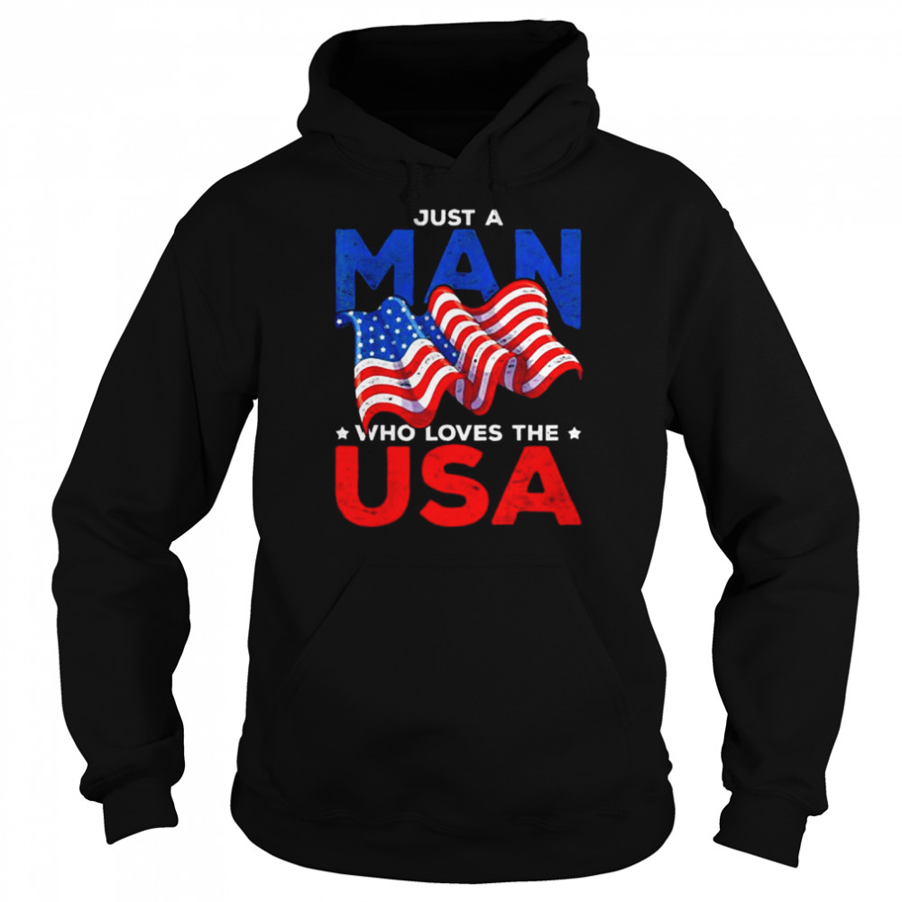 Proud American USA Flag Freedom Liberty 4th Of July Shirt Unisex Hoodie