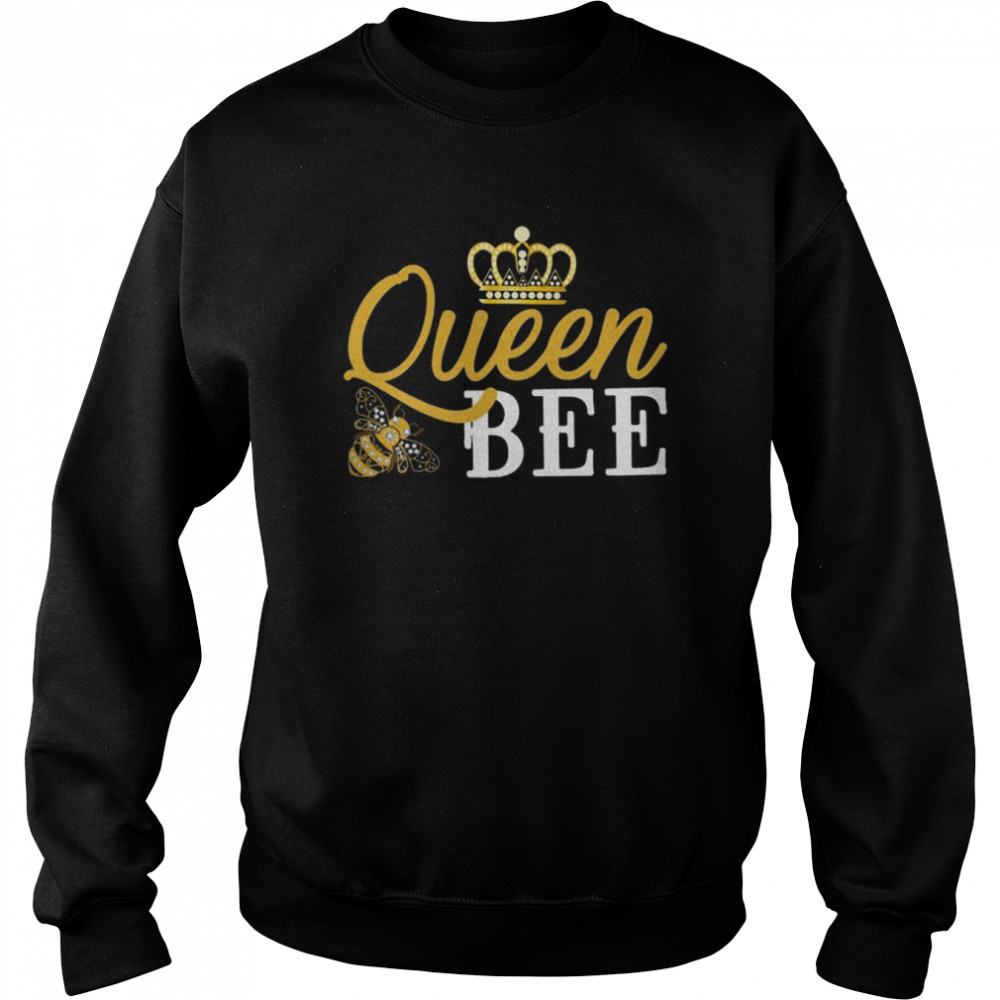 Queen Bee Crown Shirt Unisex Sweatshirt