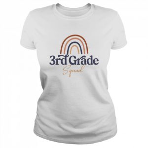 Rainbow 3rd Grade Teacher Squad Shirt Classic Women's T-shirt