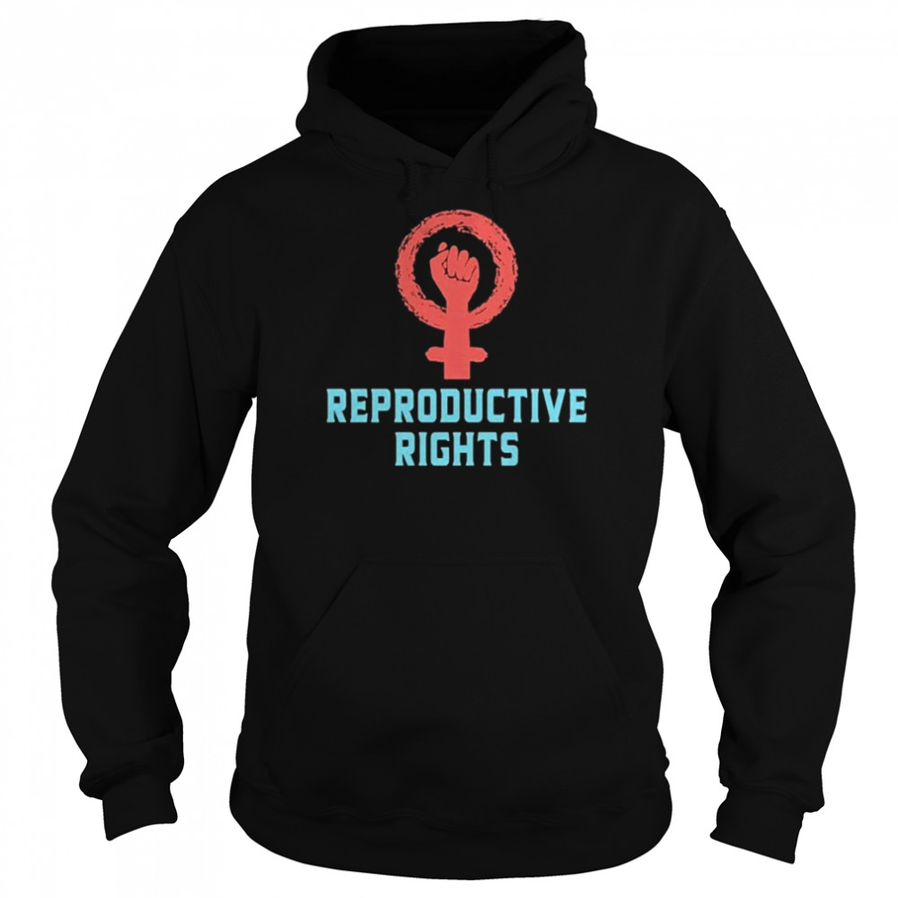 Reproductive Rights Black Shirt Unisex Hoodie