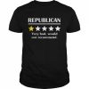 Republican very bad would not recommend  Classic Men's T-shirt