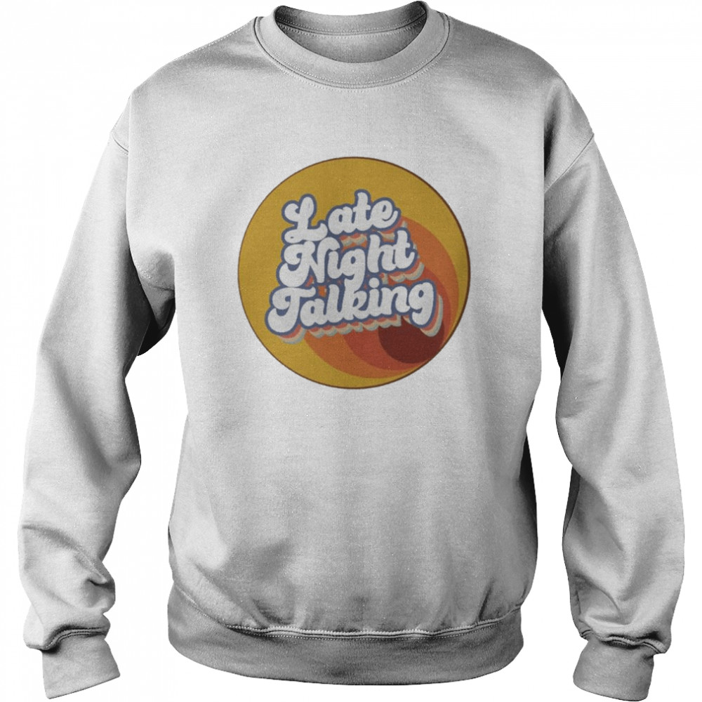 Retro Late Night Talking Shirt Unisex Sweatshirt