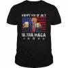 Retro ultra mega pro Trump beer drinkin 4th of july American flag  Classic Men's T-shirt