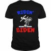 Ridin with biden joe biden falling off bicycle meme  Classic Men's T-shirt