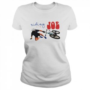 Riding With Joe Biden Falling Off The Bike  Classic Women's T-shirt