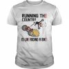 Running The Country Is Like Riding A Bike Joe Biden Falling Shirt Classic Men's T-shirt