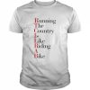 Running The Country Is Like Riding A Bike T- Classic Men's T-shirt