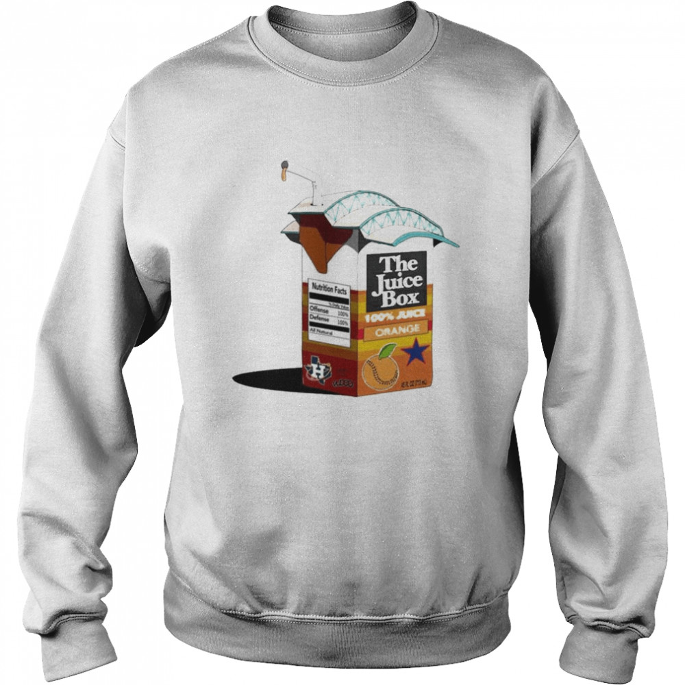 Samuel The Juice Box Orange Shirt Unisex Sweatshirt