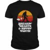 Sasquatch Breakin Hearts & Rippin Farts Bigfoot Retro Vintage Shirt Classic Men's T-shirt