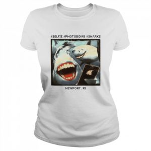 Selfie Photobomb Sharks Newport Shirt Classic Women's T-shirt