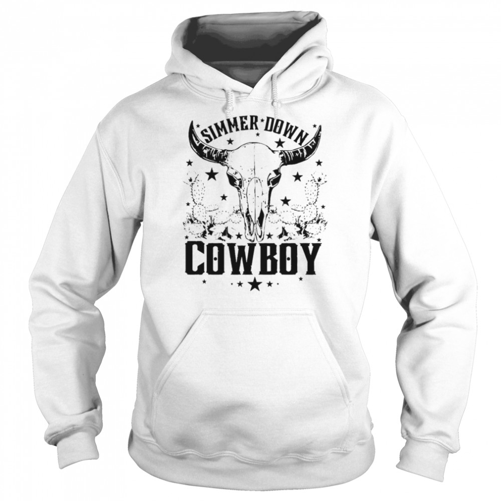 Simmer Down Cowboy Rodeo Western  Unisex Hoodie