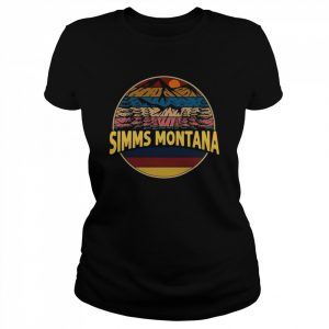 Simms Montana Mountain Hiking Souvenir Gift Shirt Classic Women's T-shirt