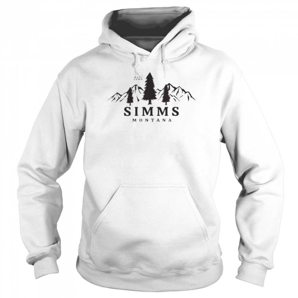 Simms Montana Mountains Shirt Unisex Hoodie