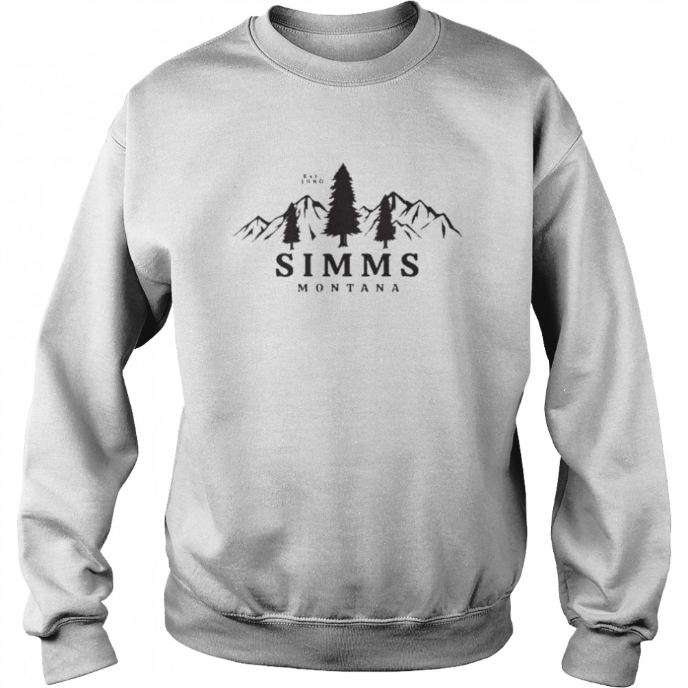 Simms Montana Mountains Shirt Unisex Sweatshirt