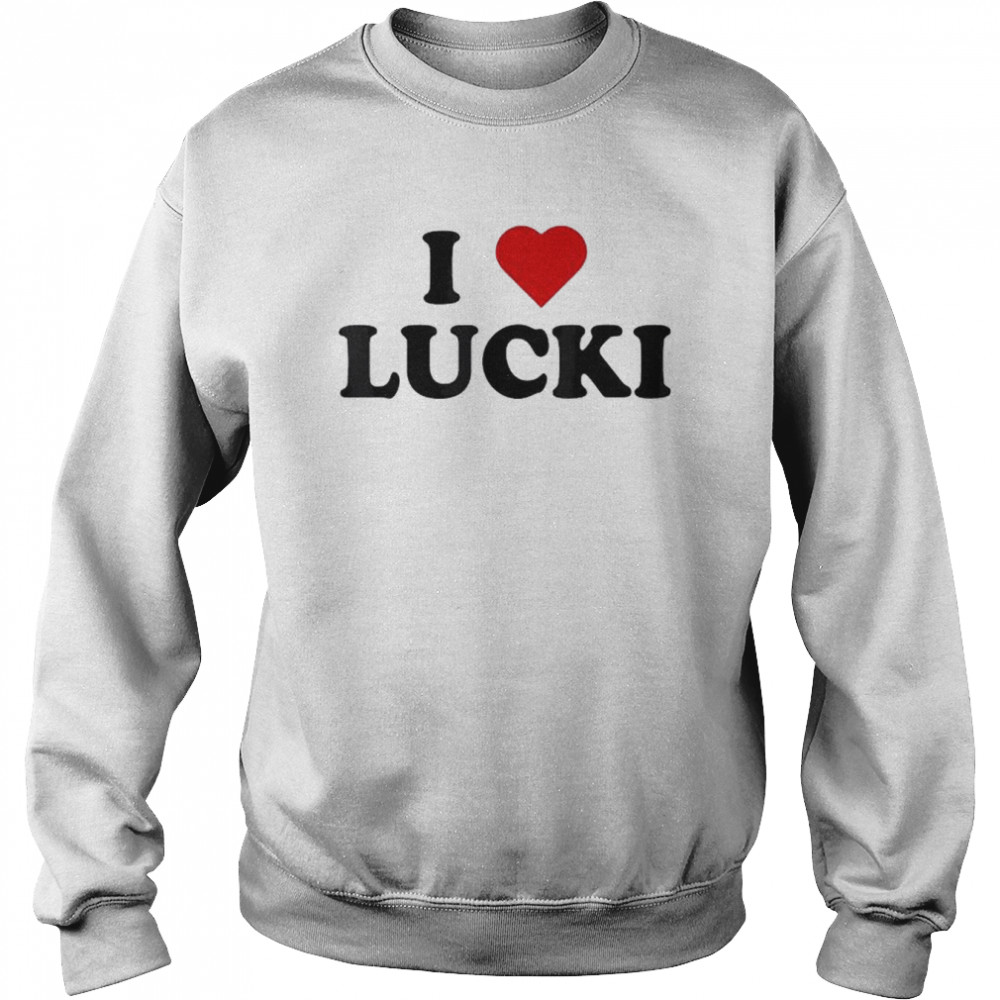 Simone I love lucki I heart lucki  Unisex Sweatshirt