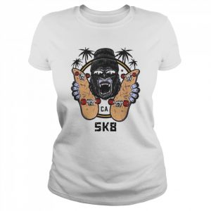 Skateboard Gorilla SK8 Skate Cool Skateboarding Skateboard Shirt Classic Women's T-shirt