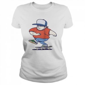 Skater Cartoon Skateboarder Ridingkateboard Shirt Classic Women's T-shirt