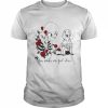 Skeleton and Dachshund you make me feel alive  Classic Men's T-shirt