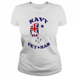 Skull Navy Veteran  Classic Women's T-shirt