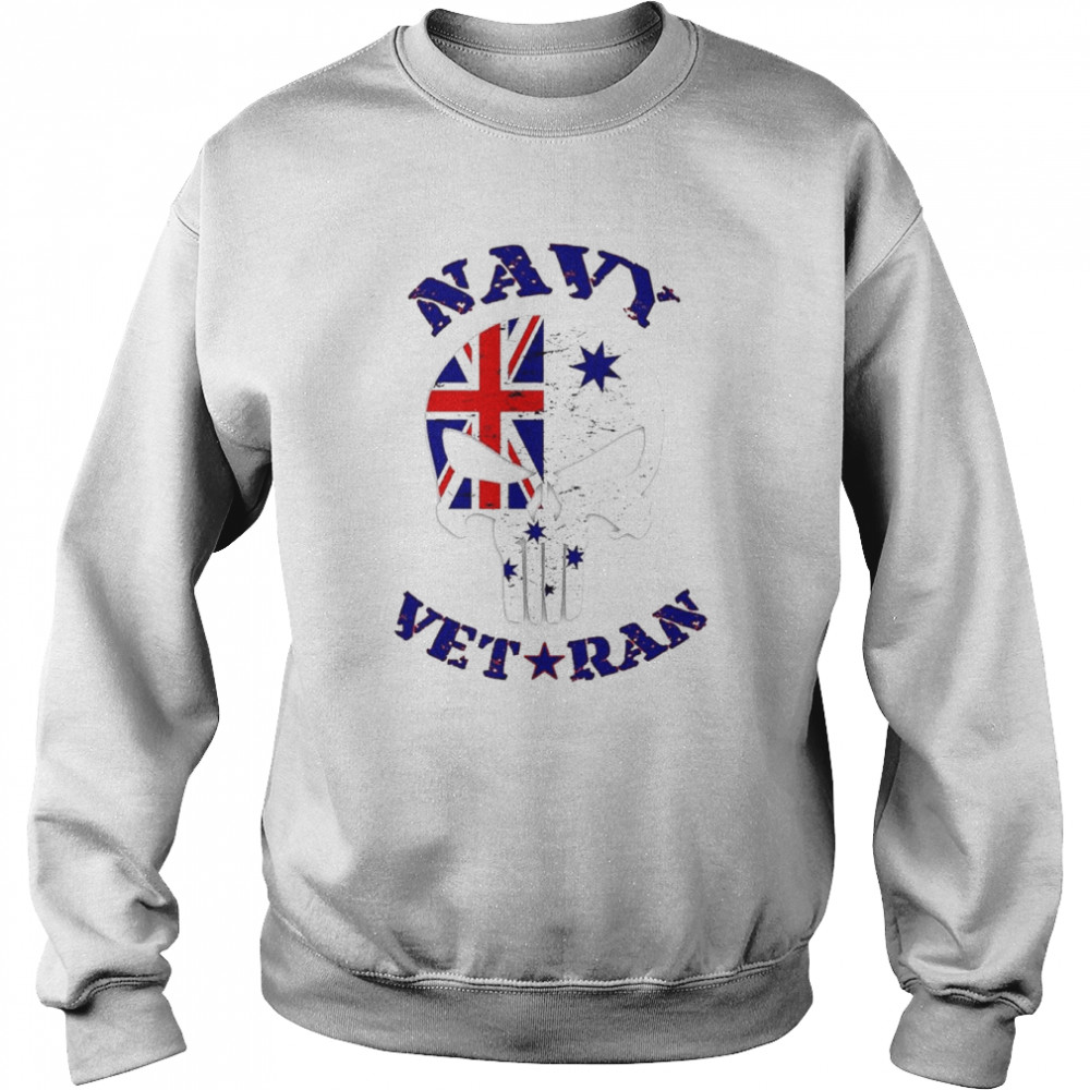 Skull Navy Veteran  Unisex Sweatshirt