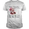 Skull she’s beauty she’s grace she’ll kick You in the face  Classic Men's T-shirt