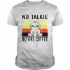 Sloth No Talkie Before Coffee Vintage T-Shirt Classic Men's T-shirt