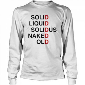 Solid liquid solidus naked old  Long Sleeved T-shirt