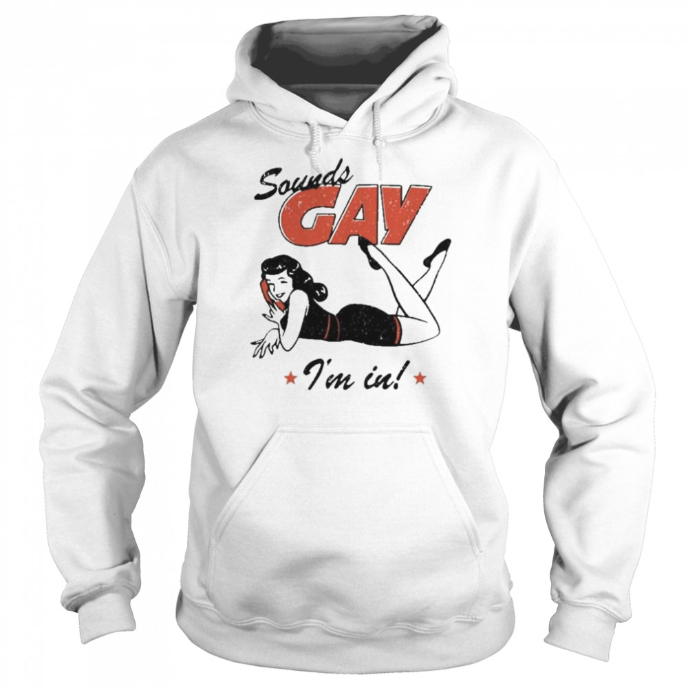 Sounds Gay I’m In Tee Shirt Unisex Hoodie