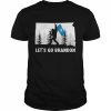 South Dakota America Bigfoot Let’s Go Brandon Shirt Classic Men's T-shirt