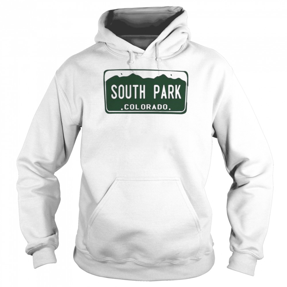 South park colorado license plate  Unisex Hoodie