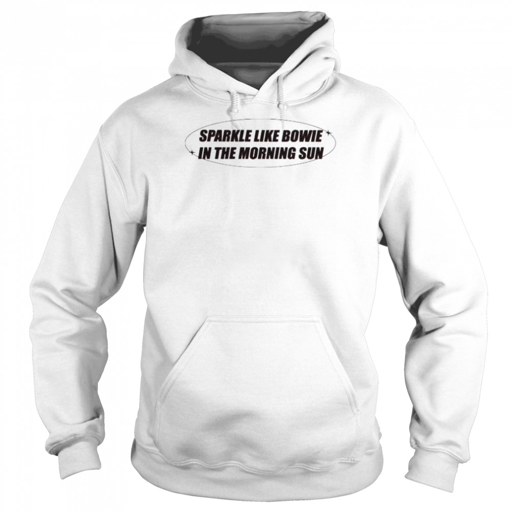 Sparkle Like Bowie In The Morning Sun Shirt Unisex Hoodie