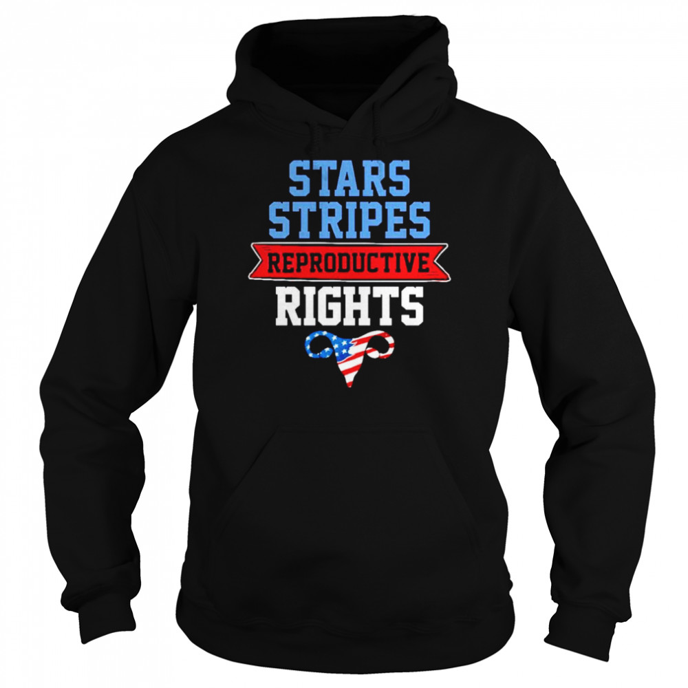 Stars Stripes Reproductive Rights, Patriotic 4th Of July Shirt Unisex Hoodie