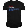 Stars Stripes Reproductive Rights Patriotic USA Flag Colors Shirt Classic Men's T-shirt