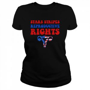 Stars Stripes & Reproductive Rights Uterus 4th Of July T-Shirt Classic Women's T-shirt