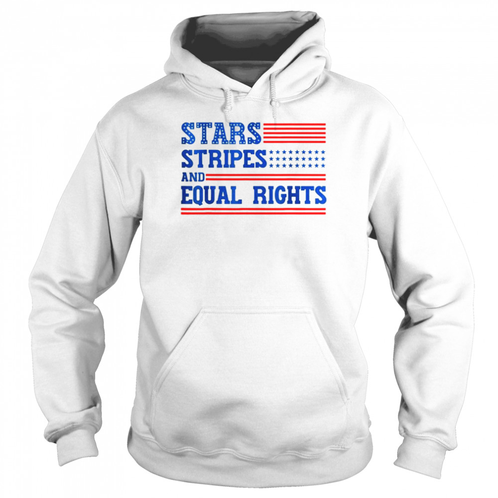 Stars Stripes and Equal Rights  Unisex Hoodie