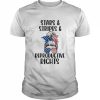 Stars stripes reproductive rights 4th of july messy bun  Classic Men's T-shirt