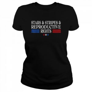 Stars stripes reproductive rights patriotic 4th of july  Classic Women's T-shirt