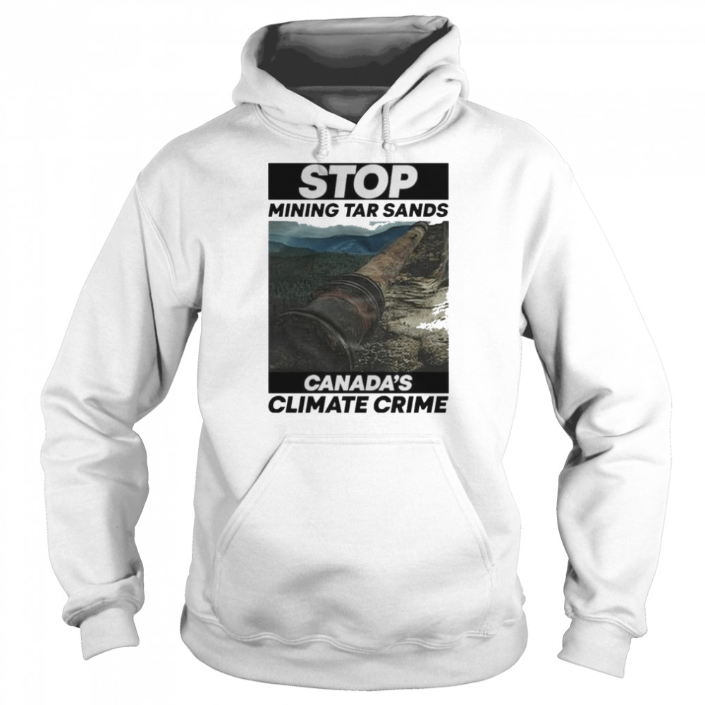 Stop Mining Tar Sands Canada Climate Crime Sebastian Vettel T-Shirt Unisex Hoodie