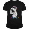 Strong Woman Autism mom America  Classic Men's T-shirt