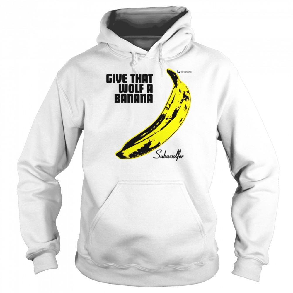 Subwoolfer Warhol Give That Wolf A Banana Norway Eurovision  Unisex Hoodie