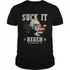 Suck it biden 4th of july george Washington 1776  Classic Men's T-shirt