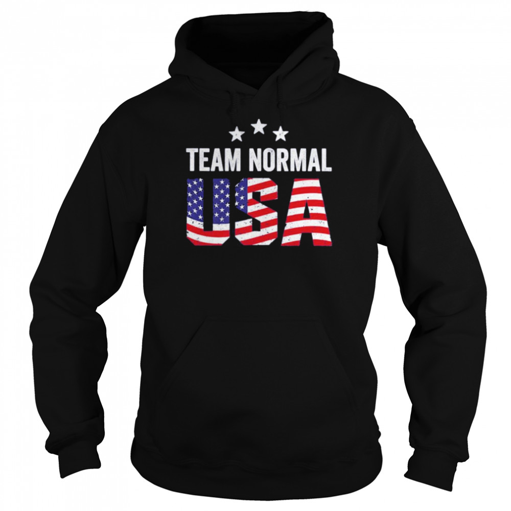 Team Normal Us Flag T-Shirt Unisex Hoodie