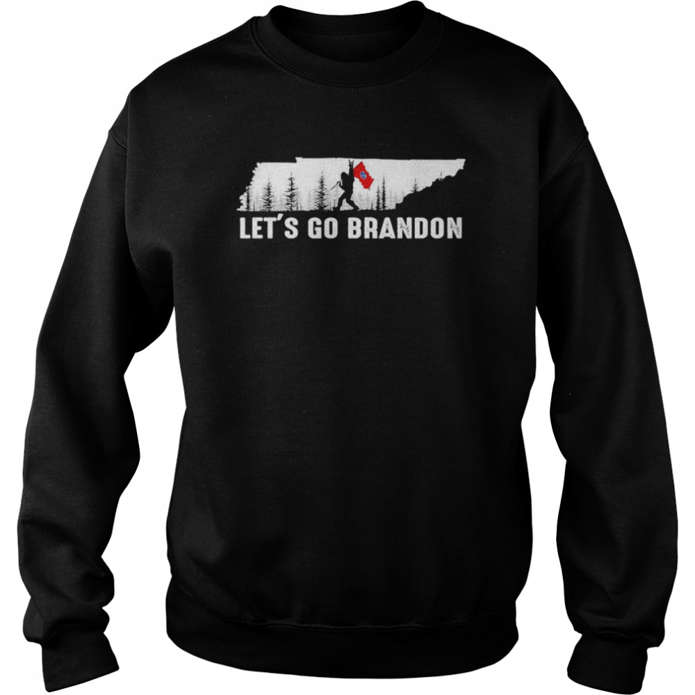 Tennessee America Bigfoot Let’s Go Brandon Shirt Unisex Sweatshirt