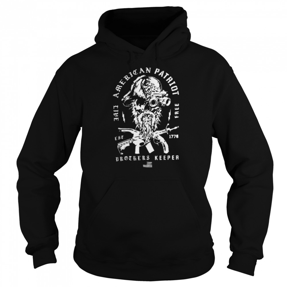 The American Patriot Brothers Keeper Veteran T Shirt Unisex Hoodie